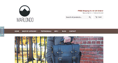 Desktop Screenshot of marlondoleather.com